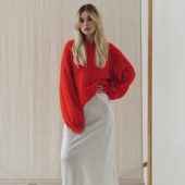 Black Mohair Cowl Neck Sweater: Women's Goth Jumper