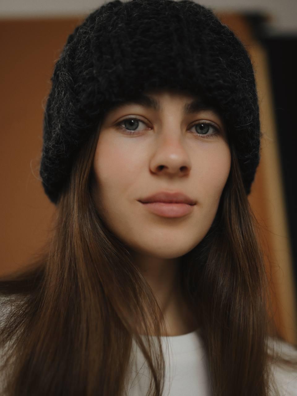 Hand Knitted Alpaca Wool Cap: Unisex Winter Beanie Hat