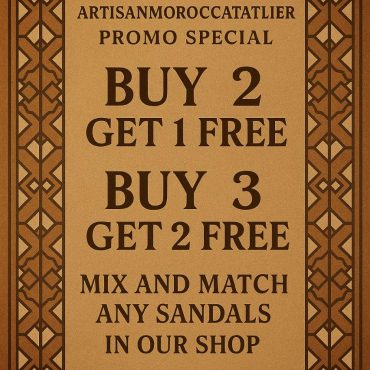 Handmade Moroccan Leather Sandals – Braided Flat Sandals For Women – Natural Tan Summer Shoes With Ankle Strap – Artisanmoroccatelie