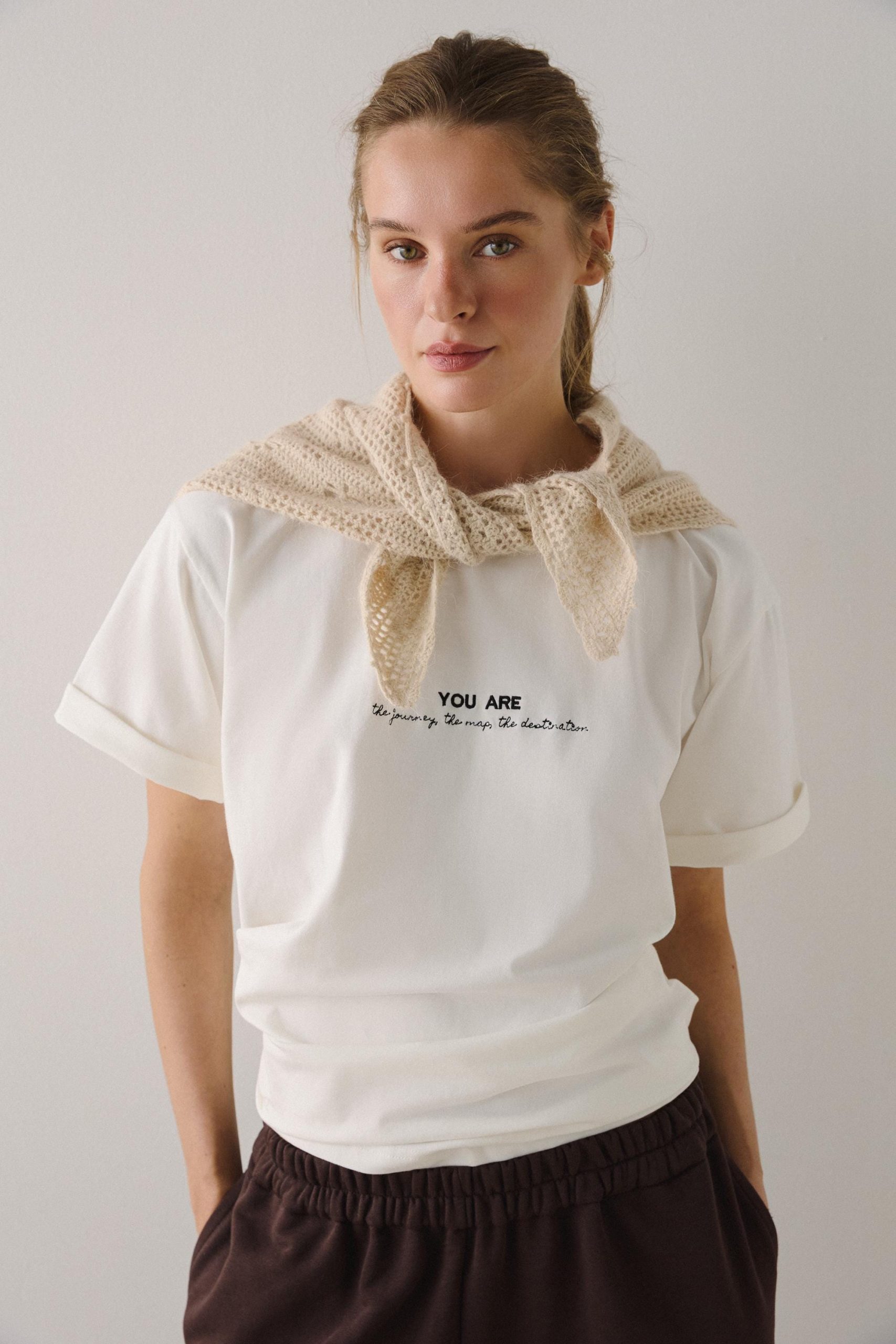 Hand Knitted Alpaca Wool Headscarf: Light Grey Lace Triangle Shawl